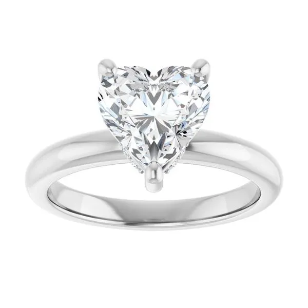 Hidden Halo-Style Engagement Ring Image 3 Raleigh Diamond Fine Jewelry Raleigh, NC