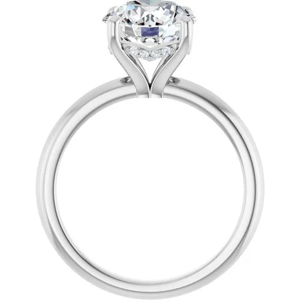 Hidden Halo-Style Engagement Ring Image 2 Raleigh Diamond Fine Jewelry Raleigh, NC