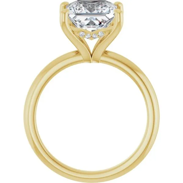 Hidden Halo-Style Engagement Ring Image 2 Raleigh Diamond Fine Jewelry Raleigh, NC