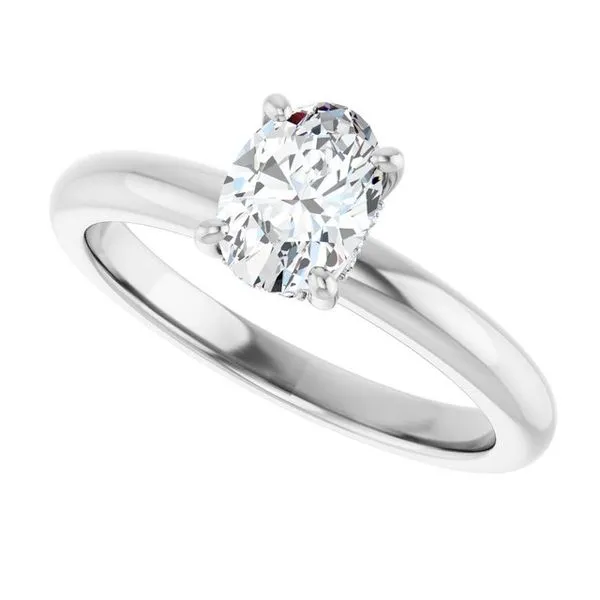 Hidden Halo-Style Engagement Ring Image 5 Raleigh Diamond Fine Jewelry Raleigh, NC