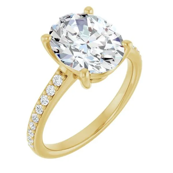 V-End Prong Engagement Ring Rox Atlanta Jewelers Decatur, GA