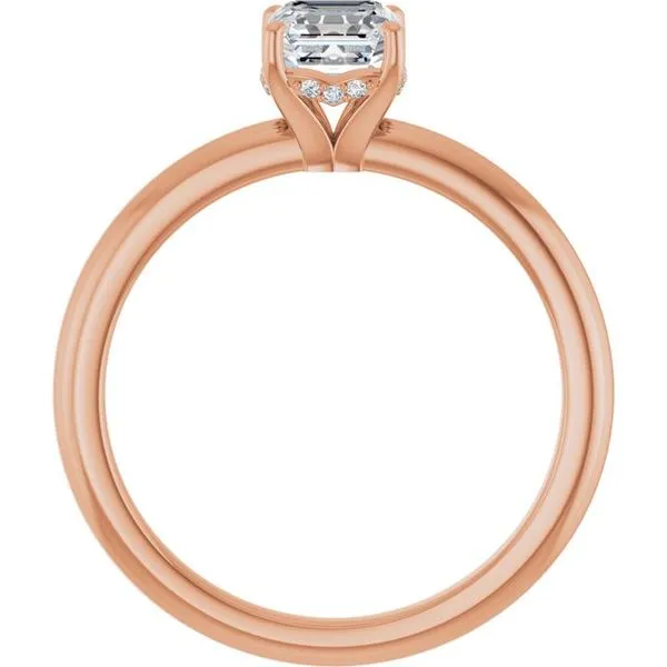 Hidden Halo-Style Engagement Ring Image 2 Raleigh Diamond Fine Jewelry Raleigh, NC