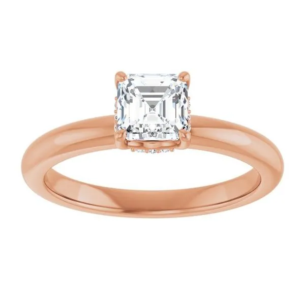 Hidden Halo-Style Engagement Ring Image 3 Raleigh Diamond Fine Jewelry Raleigh, NC