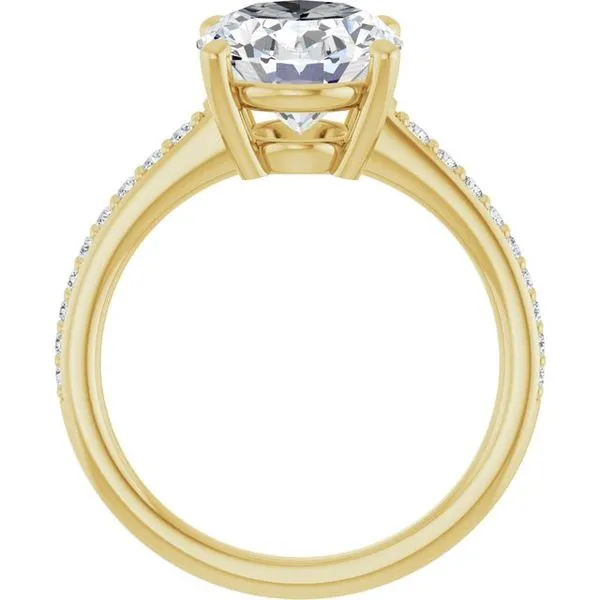 V-End Prong Engagement Ring Image 2 Rox Atlanta Jewelers Decatur, GA