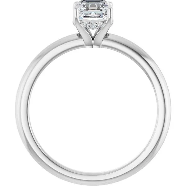 Hidden Halo-Style Engagement Ring Image 2 Raleigh Diamond Fine Jewelry Raleigh, NC