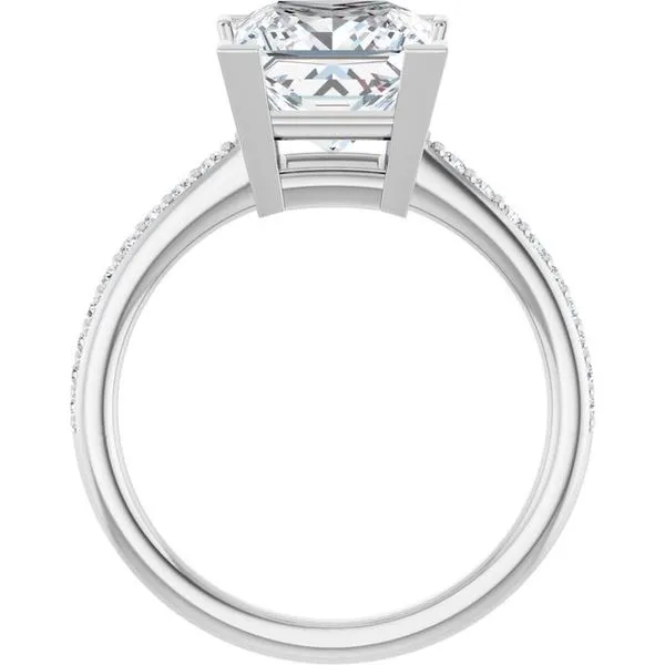 V-End Prong Engagement Ring Image 2 J. Thomas Jewelers Rochester Hills, MI