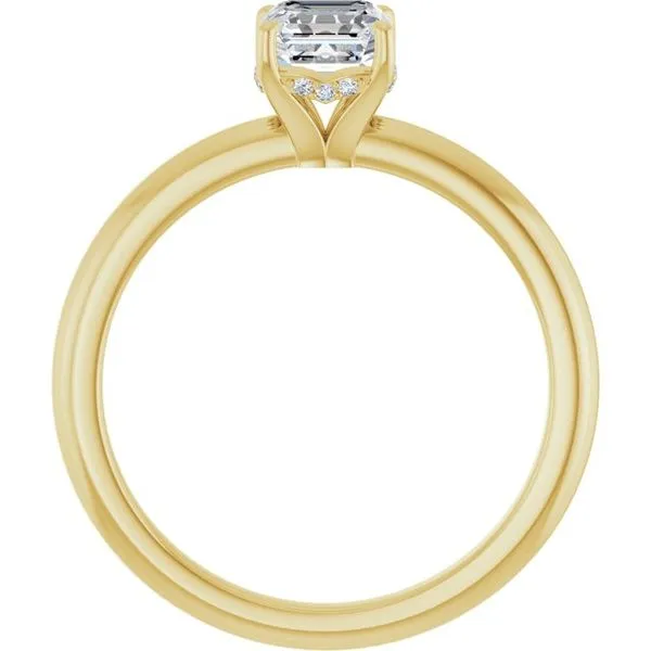 Hidden Halo-Style Engagement Ring Image 2 Raleigh Diamond Fine Jewelry Raleigh, NC