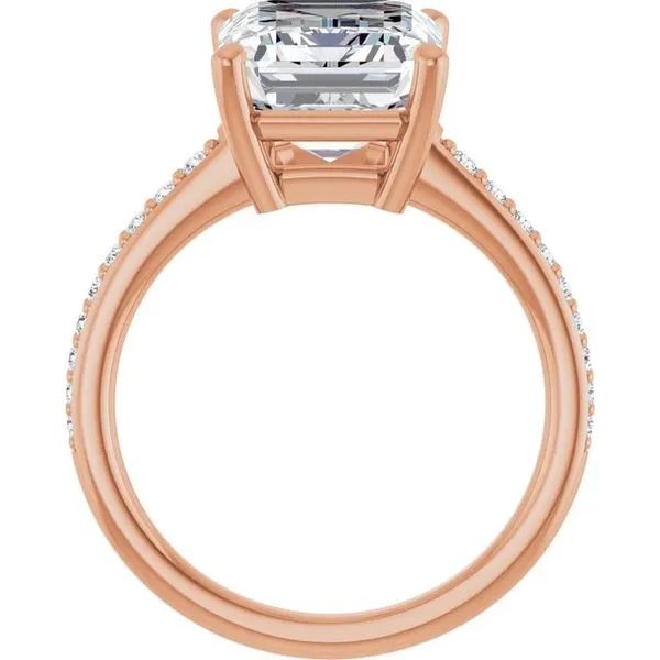 V-End Prong Engagement Ring Image 2 Futer Bros Jewelers York, PA