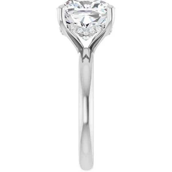 Hidden Halo-Style Engagement Ring Image 4 Raleigh Diamond Fine Jewelry Raleigh, NC