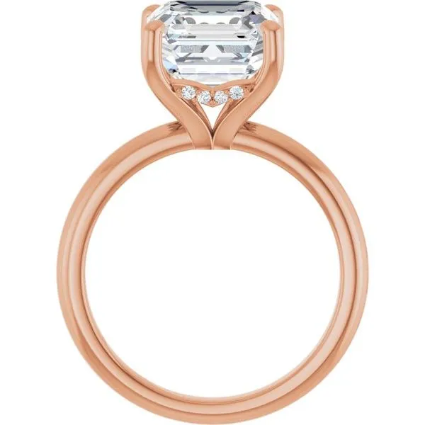 Hidden Halo-Style Engagement Ring Image 2 Raleigh Diamond Fine Jewelry Raleigh, NC