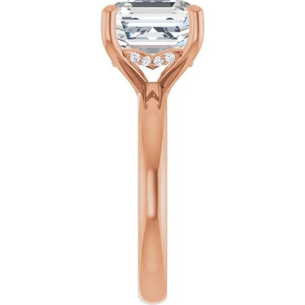 Hidden Halo-Style Engagement Ring Image 4 Raleigh Diamond Fine Jewelry Raleigh, NC