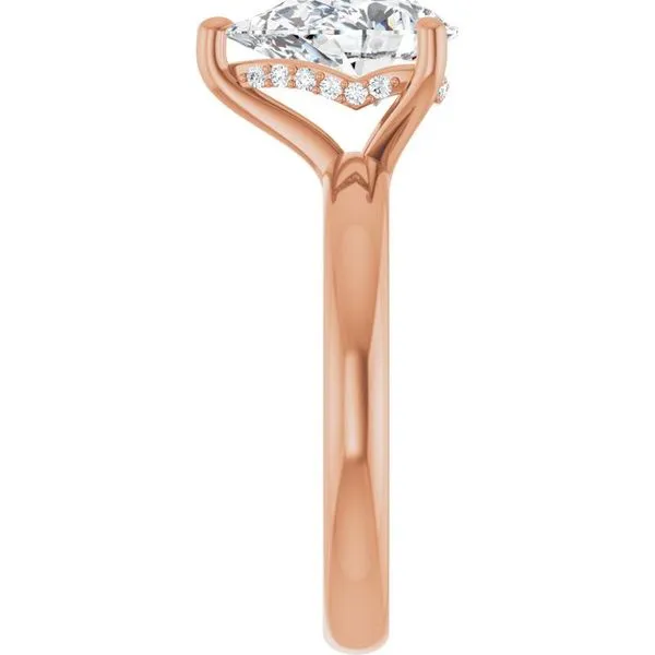 Hidden Halo-Style Engagement Ring Image 4 Raleigh Diamond Fine Jewelry Raleigh, NC