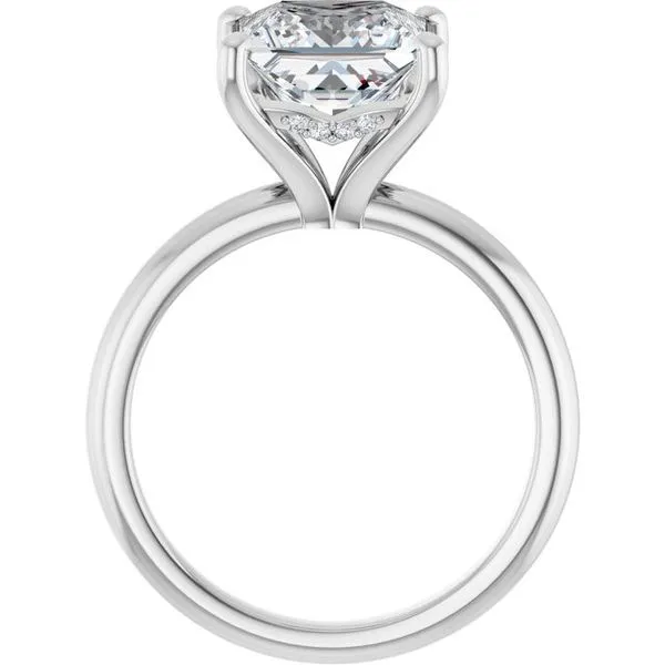 Hidden Halo-Style Engagement Ring Image 2 Raleigh Diamond Fine Jewelry Raleigh, NC