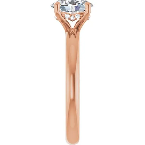 Hidden Halo-Style Engagement Ring Image 4 Raleigh Diamond Fine Jewelry Raleigh, NC