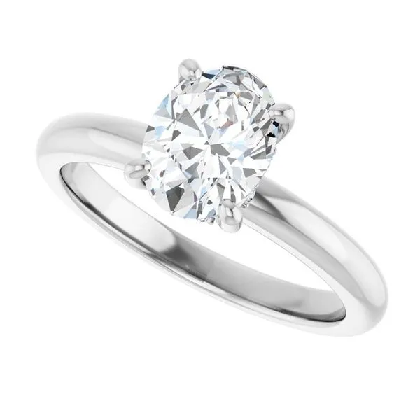 Hidden Halo-Style Engagement Ring Image 5 Raleigh Diamond Fine Jewelry Raleigh, NC