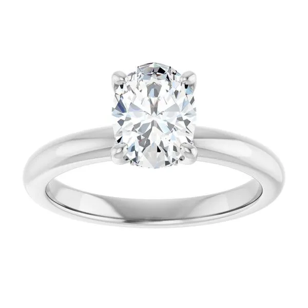 Hidden Halo-Style Engagement Ring Image 3 Raleigh Diamond Fine Jewelry Raleigh, NC
