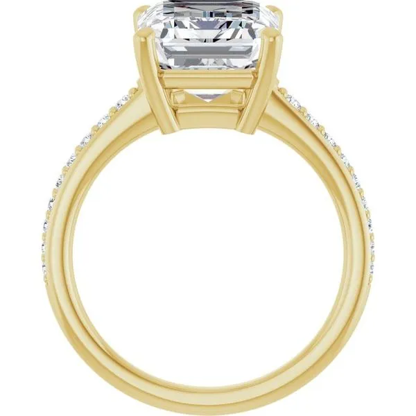 V-End Prong Engagement Ring Image 2 Rox Atlanta Jewelers Decatur, GA