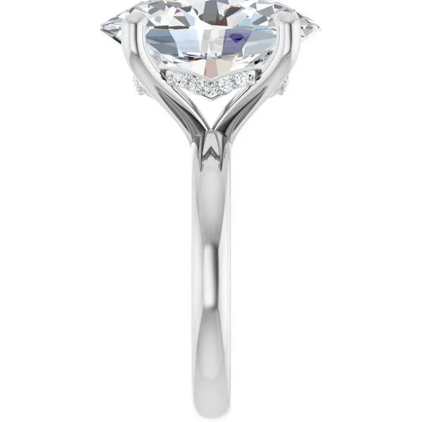 Hidden Halo-Style Engagement Ring Image 4 Raleigh Diamond Fine Jewelry Raleigh, NC