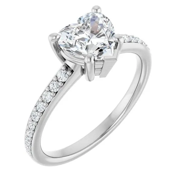 V-End Prong Engagement Ring Rox Atlanta Jewelers Decatur, GA