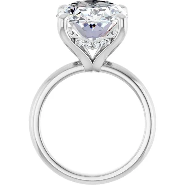 Hidden Halo-Style Engagement Ring Image 2 Raleigh Diamond Fine Jewelry Raleigh, NC