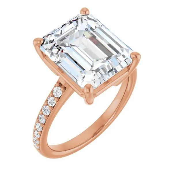 V-End Prong Engagement Ring Rox Atlanta Jewelers Decatur, GA