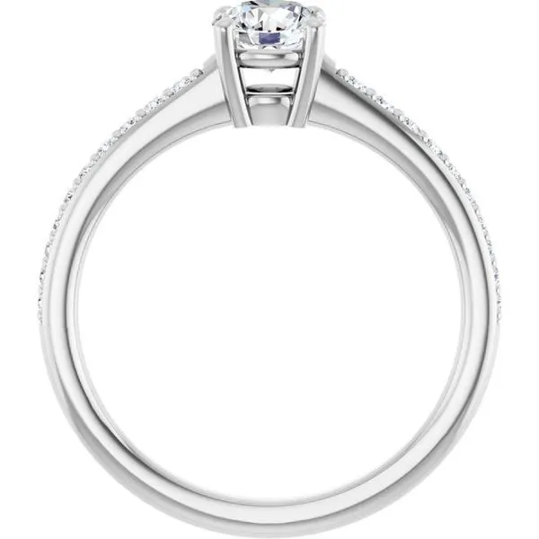 V-End Prong Engagement Ring Image 2 Rox Atlanta Jewelers Decatur, GA