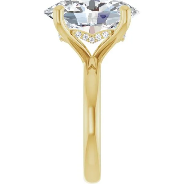 Hidden Halo-Style Engagement Ring Image 4 Raleigh Diamond Fine Jewelry Raleigh, NC