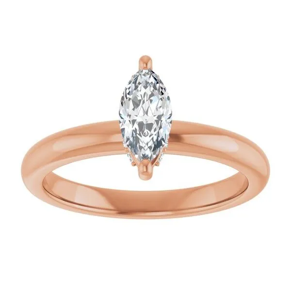 Hidden Halo-Style Engagement Ring Image 3 Raleigh Diamond Fine Jewelry Raleigh, NC