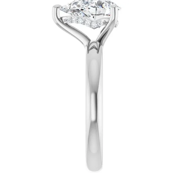 Hidden Halo-Style Engagement Ring Image 4 Dripping Diamonds Dripping Springs, TX