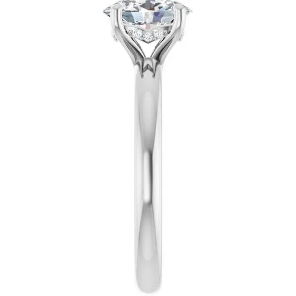 Hidden Halo-Style Engagement Ring Image 4 Raleigh Diamond Fine Jewelry Raleigh, NC