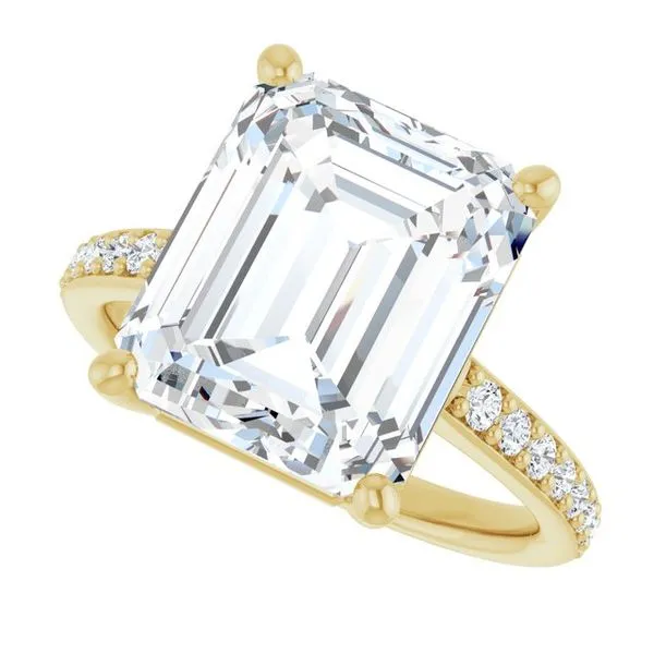 V-End Prong Engagement Ring Image 5 Rox Atlanta Jewelers Decatur, GA