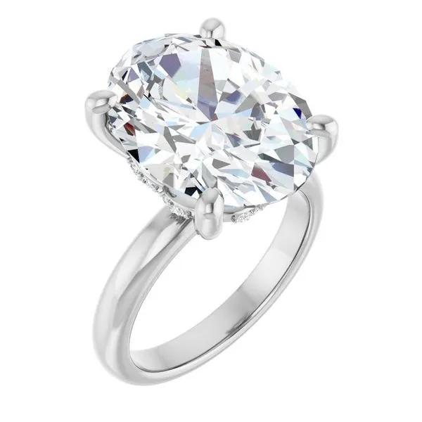 Hidden Halo-Style Engagement Ring Raleigh Diamond Fine Jewelry Raleigh, NC