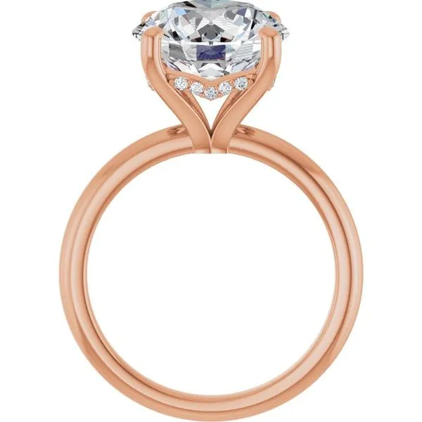 Hidden Halo-Style Engagement Ring Image 2 Raleigh Diamond Fine Jewelry Raleigh, NC