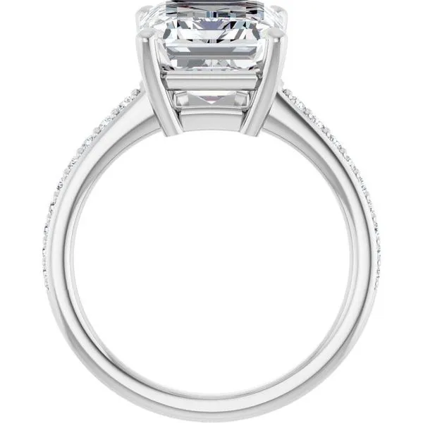V-End Prong Engagement Ring Image 2 Rox Atlanta Jewelers Decatur, GA