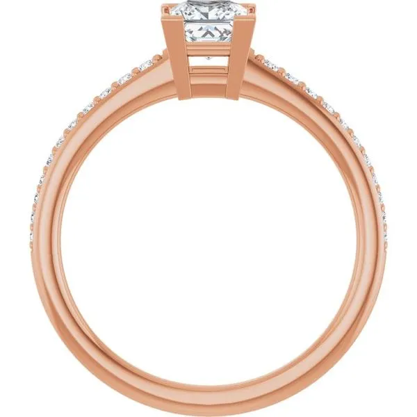 V-End Prong Engagement Ring Image 2 Futer Bros Jewelers York, PA