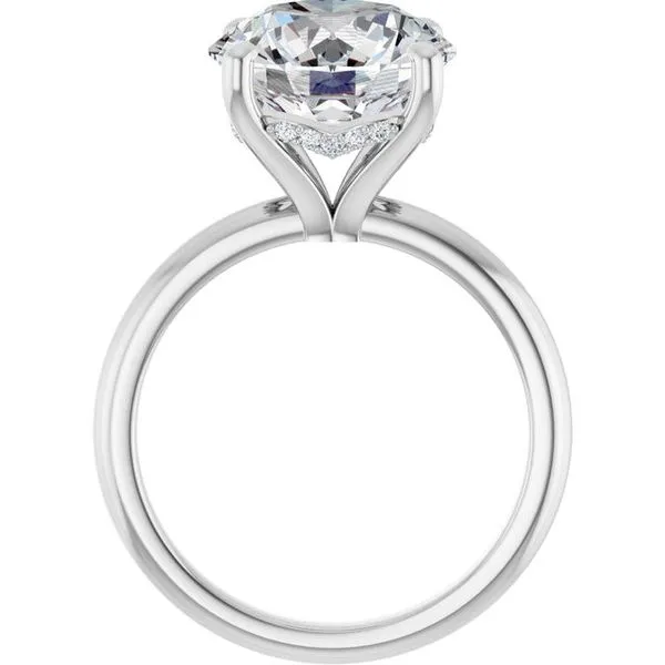 Hidden Halo-Style Engagement Ring Image 2 Raleigh Diamond Fine Jewelry Raleigh, NC