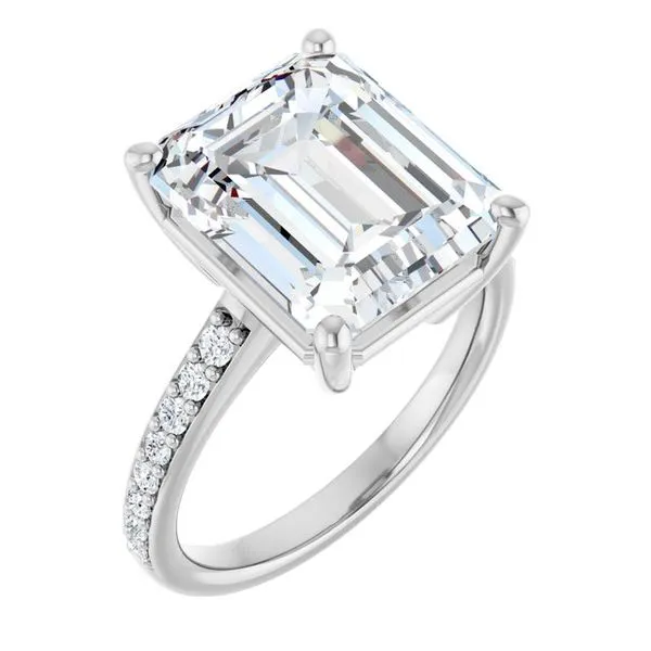 V-End Prong Engagement Ring Eskews Fine Jewelers Lee's Summit, MO