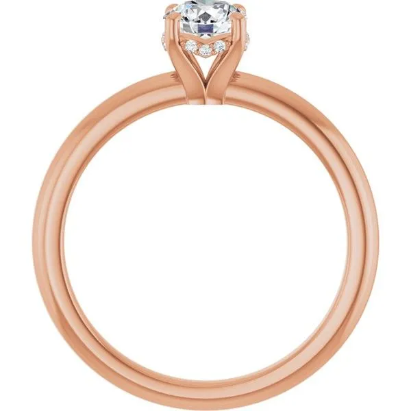 Hidden Halo-Style Engagement Ring Image 2 Raleigh Diamond Fine Jewelry Raleigh, NC