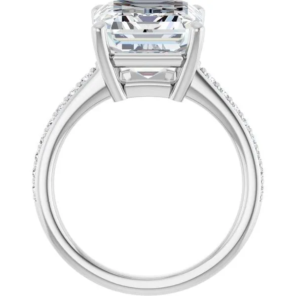 V-End Prong Engagement Ring Image 2 Eskews Fine Jewelers Lee's Summit, MO