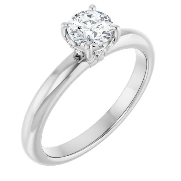 Hidden Halo-Style Engagement Ring Raleigh Diamond Fine Jewelry Raleigh, NC