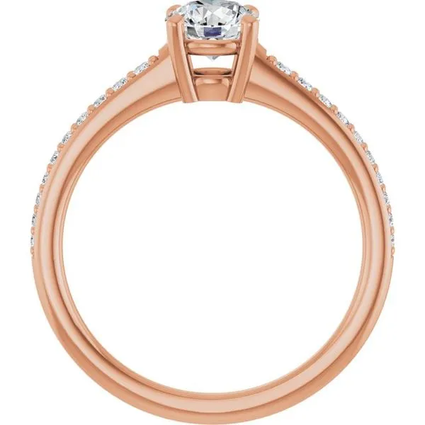 V-End Prong Engagement Ring Image 2 Eskews Fine Jewelers Lee's Summit, MO