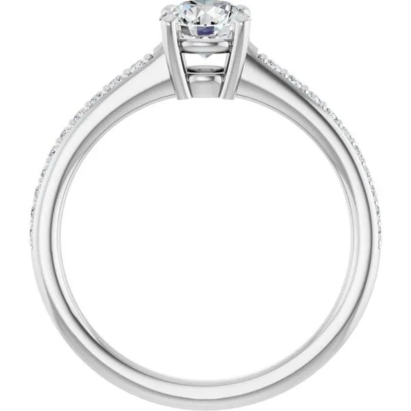 V-End Prong Engagement Ring Image 2 Eskews Fine Jewelers Lee's Summit, MO
