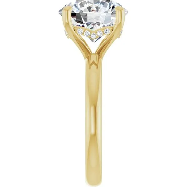 Hidden Halo-Style Engagement Ring Image 4 Raleigh Diamond Fine Jewelry Raleigh, NC