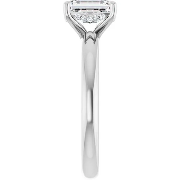 Hidden Halo-Style Engagement Ring Image 4 Dripping Diamonds Dripping Springs, TX