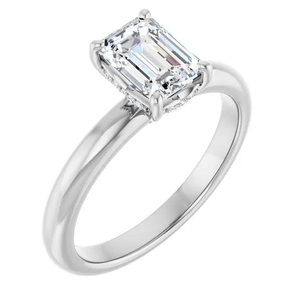 Hidden Halo-Style Engagement Ring Raleigh Diamond Fine Jewelry Raleigh, NC