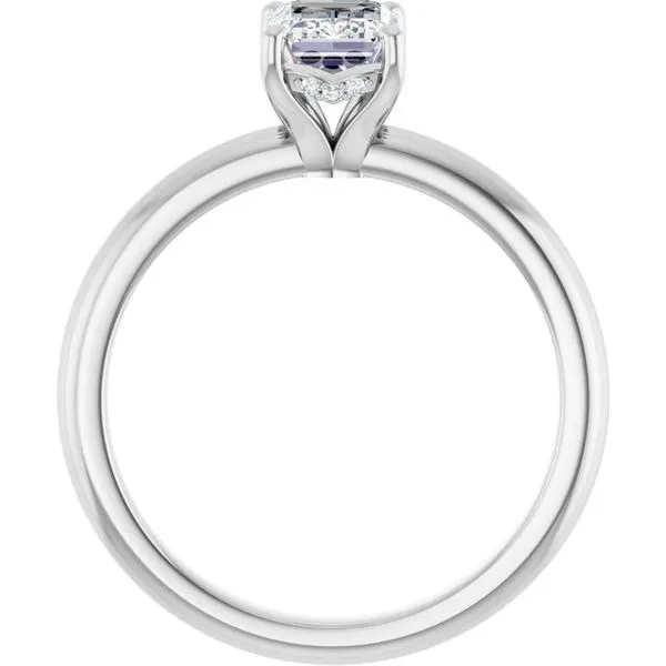 Hidden Halo-Style Engagement Ring Image 2 Raleigh Diamond Fine Jewelry Raleigh, NC