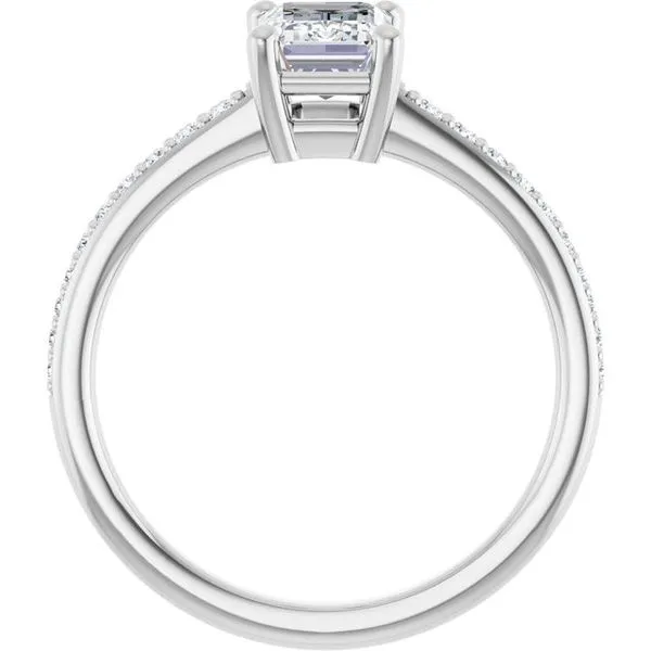 V-End Prong Engagement Ring Image 2 Eskews Fine Jewelers Lee's Summit, MO