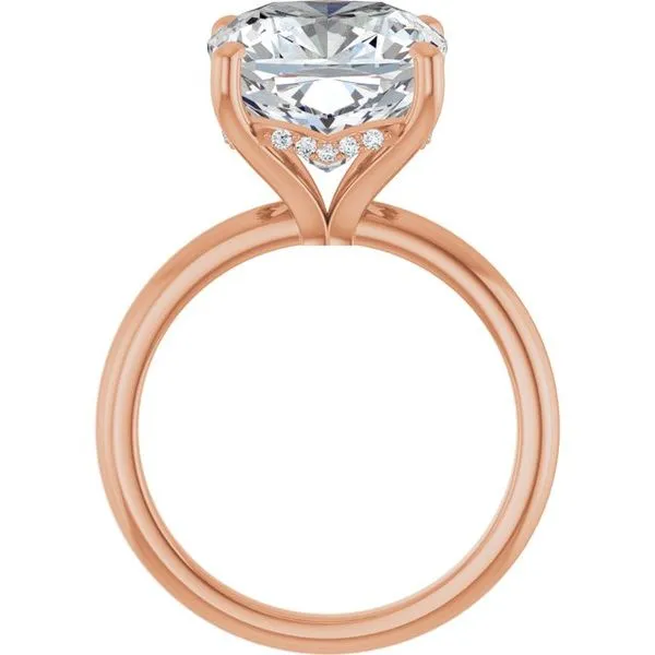 Hidden Halo-Style Engagement Ring Image 2 Raleigh Diamond Fine Jewelry Raleigh, NC