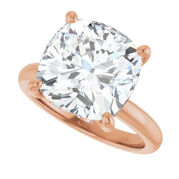 Hidden Halo-Style Engagement Ring Image 5 Raleigh Diamond Fine Jewelry Raleigh, NC