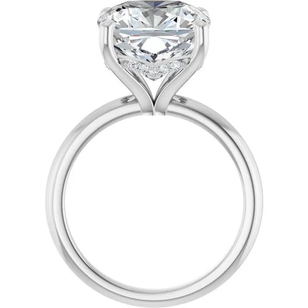 Hidden Halo-Style Engagement Ring Image 2 Raleigh Diamond Fine Jewelry Raleigh, NC